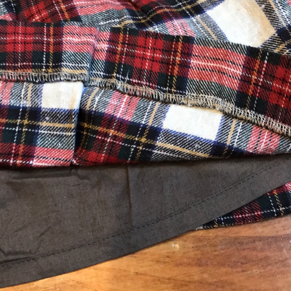 BONPOINT 10 Tartan Check Wool Skirt - Picture 4 of 6